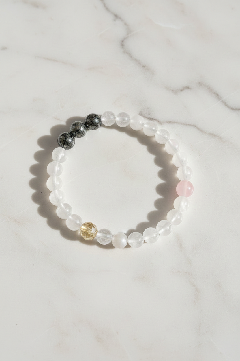 Selenite bracelet