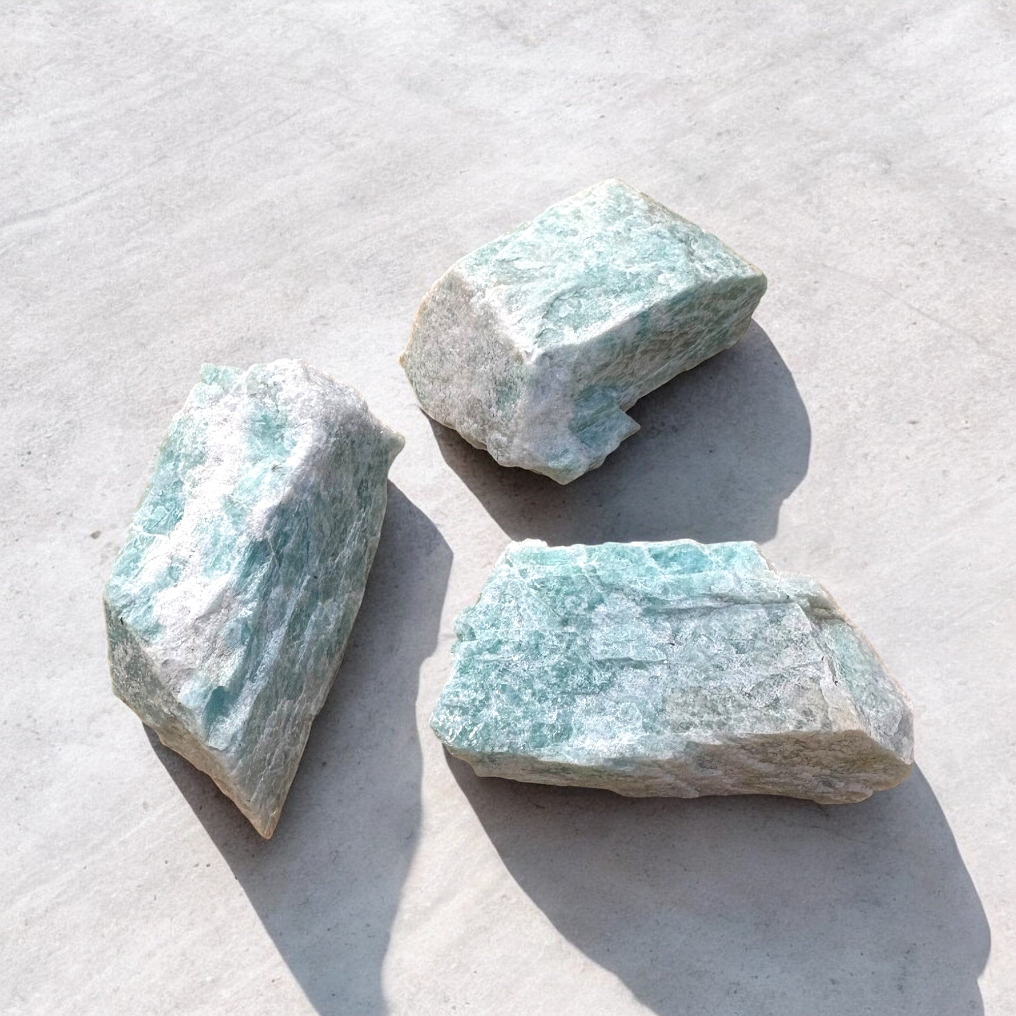 Amazonite Crystal roughs