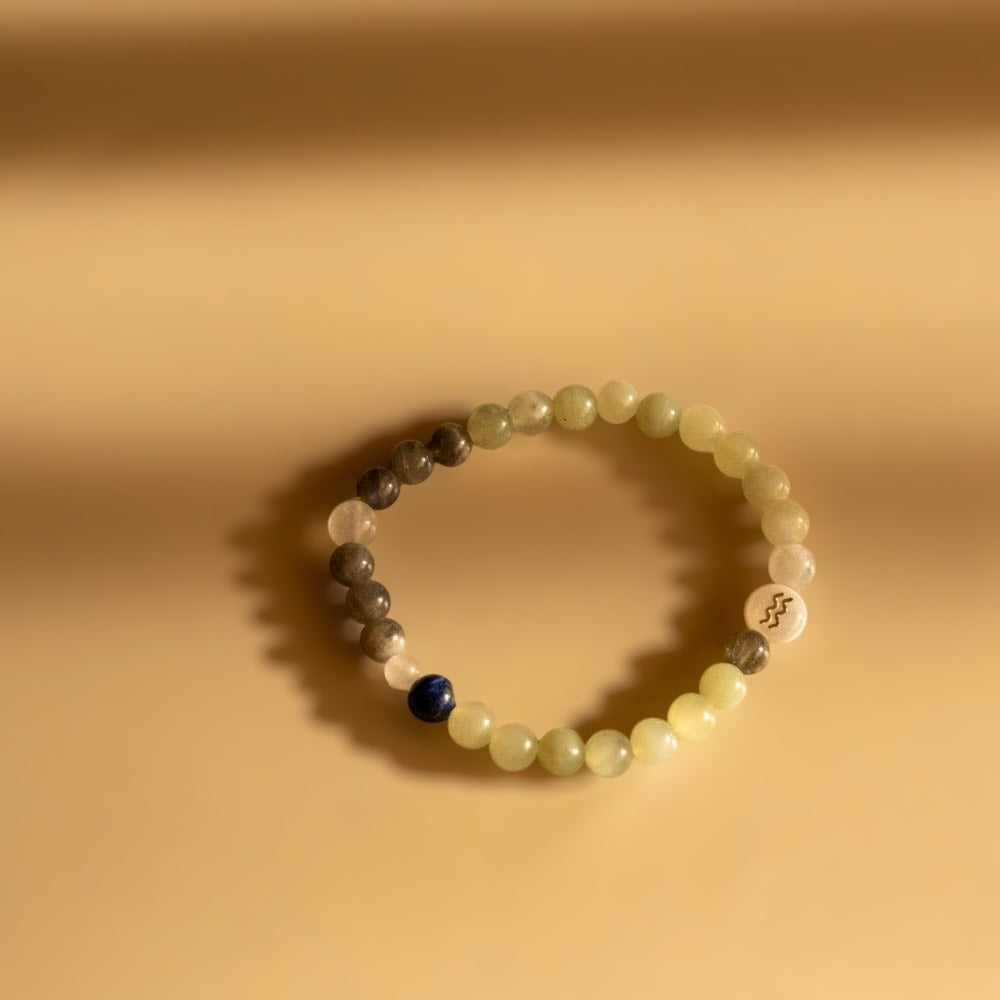 Aquarius Zodiac Bracelet
