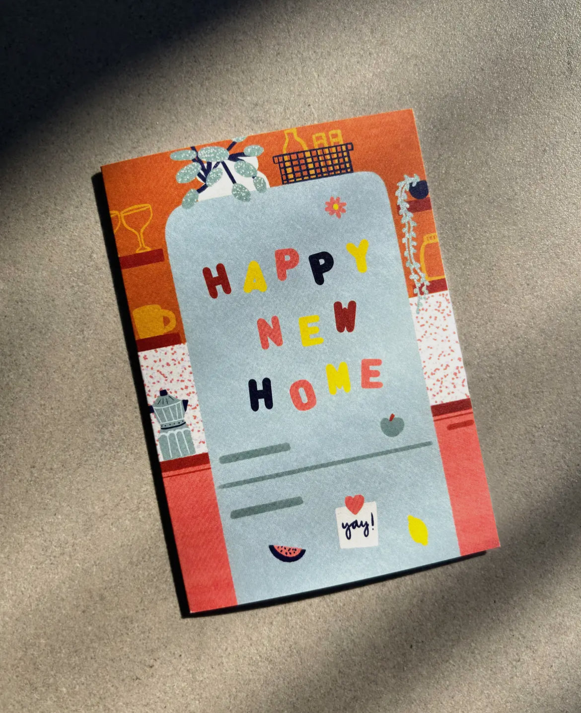 Happy new home card