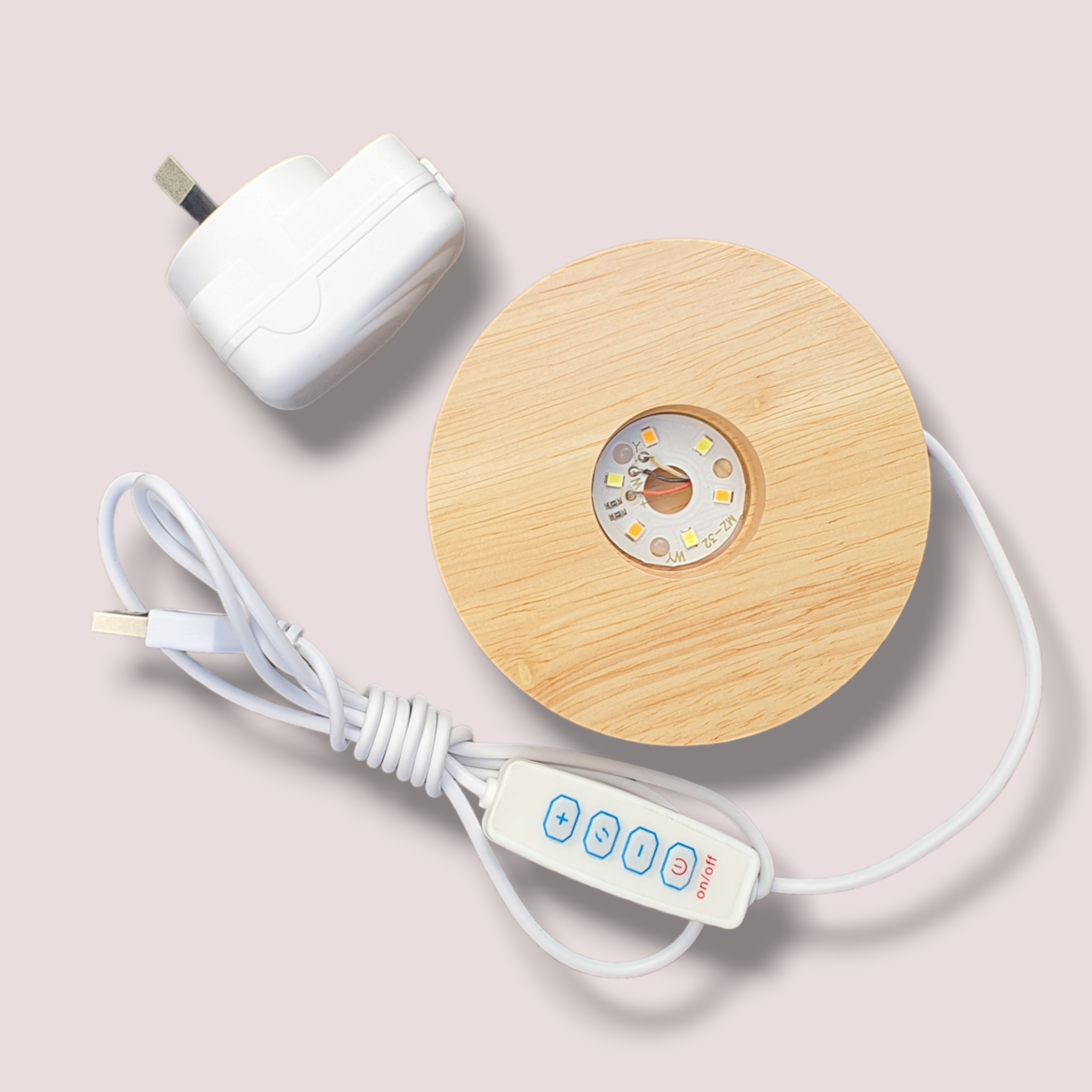 LED Base Light with Wall Adapter