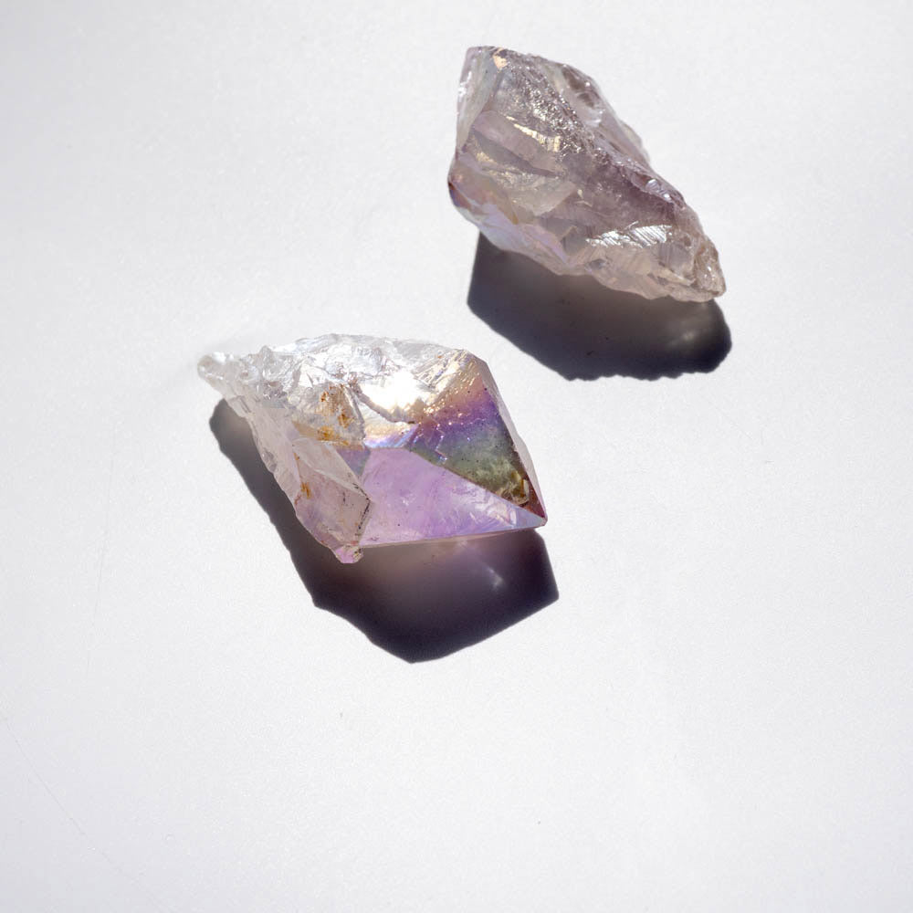 amethyst aura crystal rough