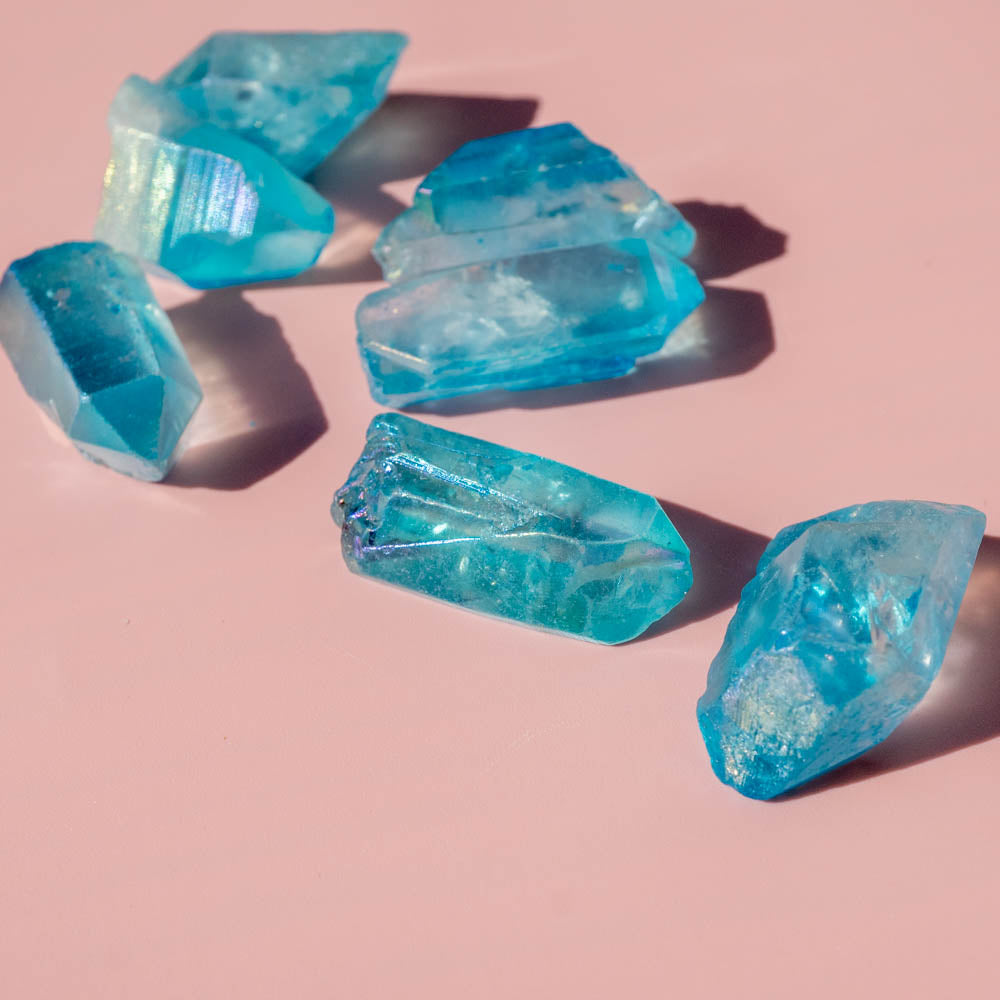 Aqua Aura Crystal Point