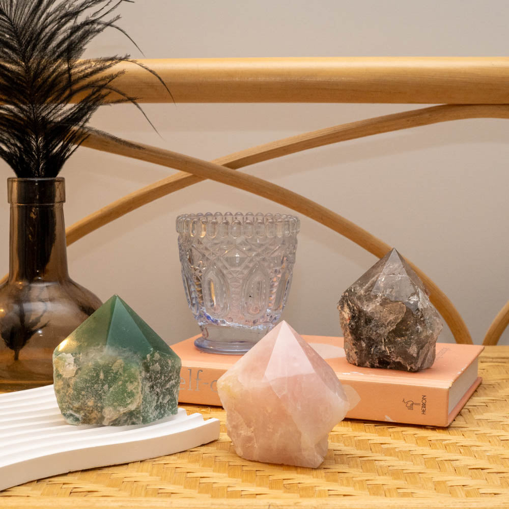 Top Polished Crystal Generator Trio