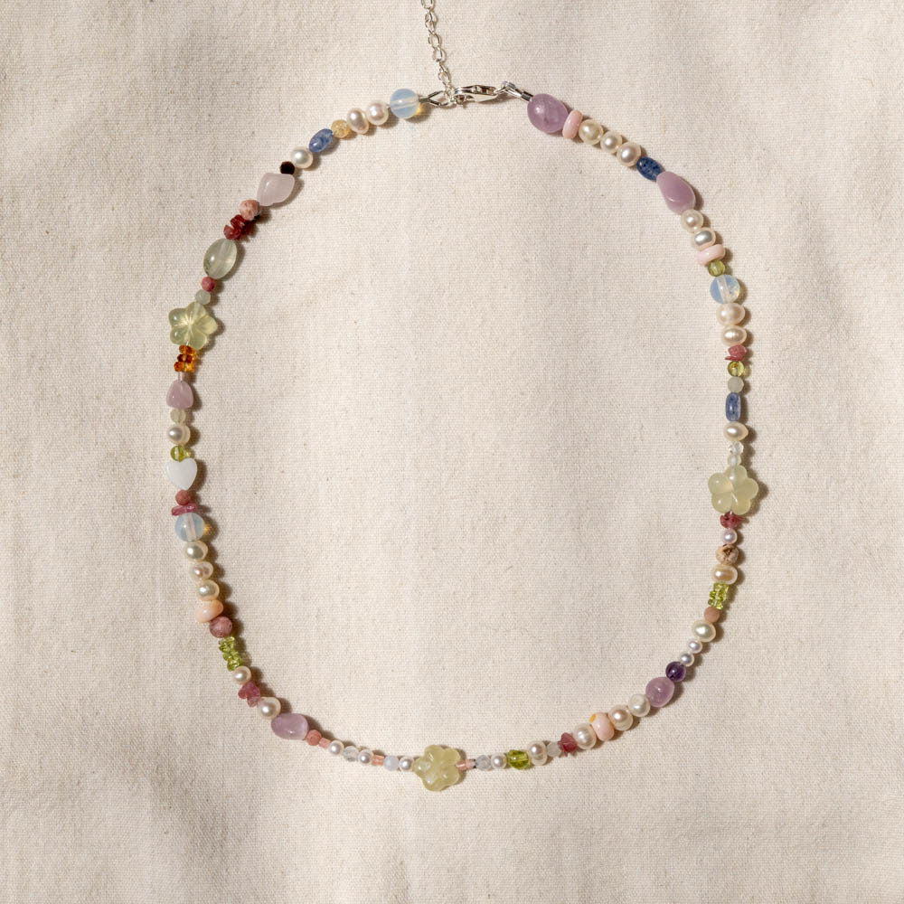 Jade ‘Fiore’ Crystal Necklace