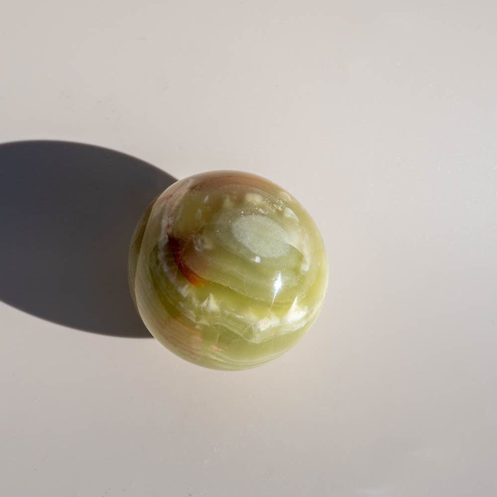 Green Onyx Sphere