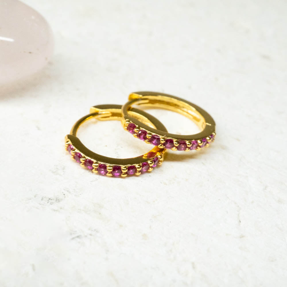 ruby pink hoops