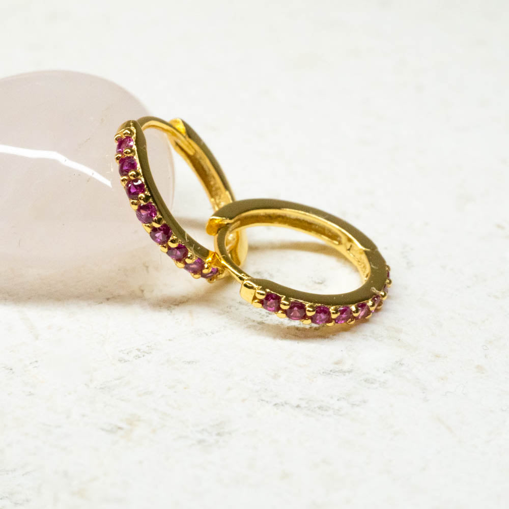 ruby pink hoops