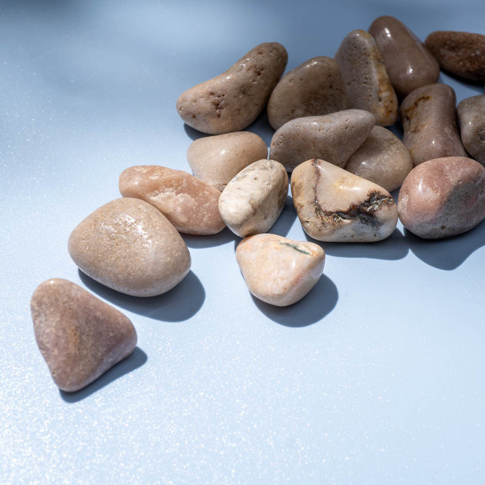 Pink Amethyst Tumbled Stones