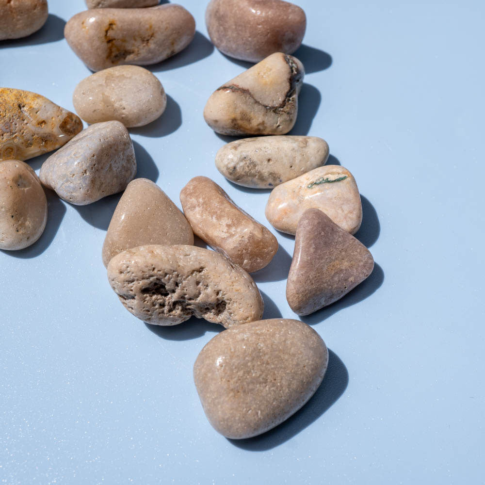 Pink Amethyst Tumbled Stones