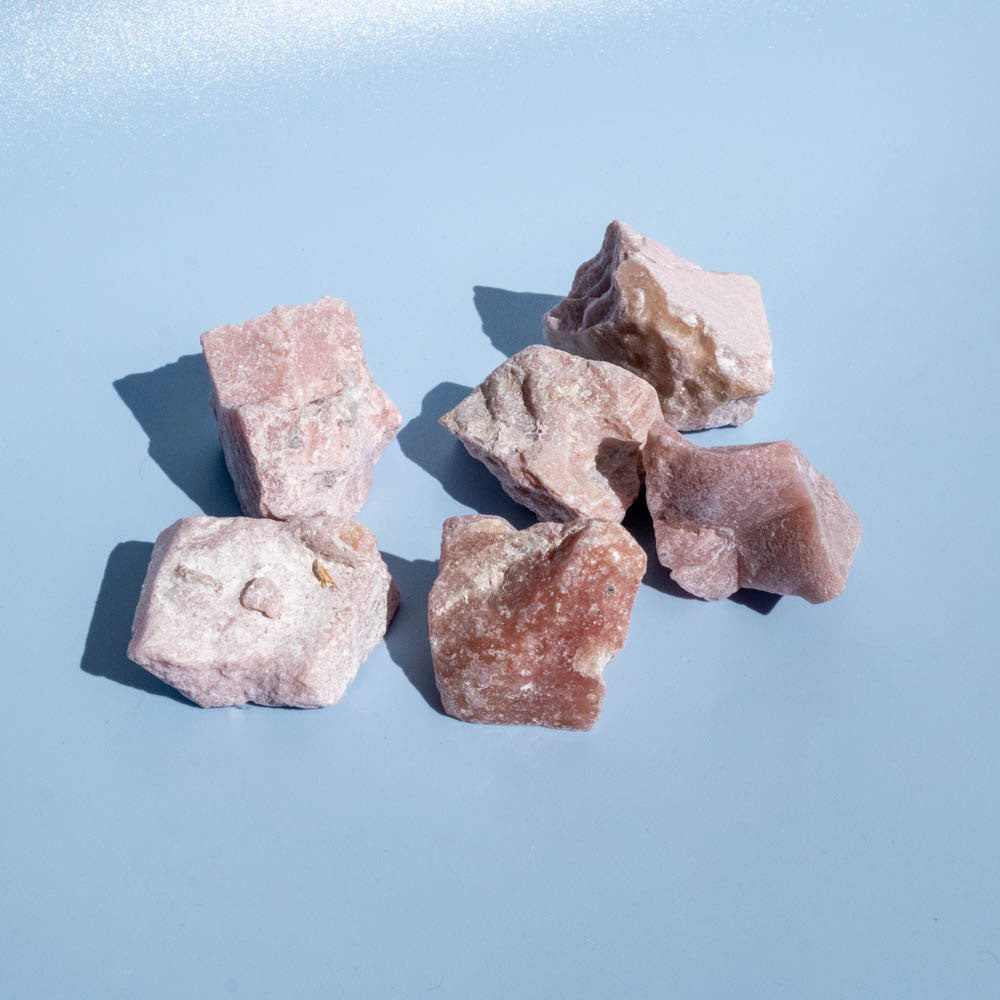 Pink Opal Crystal Roughs