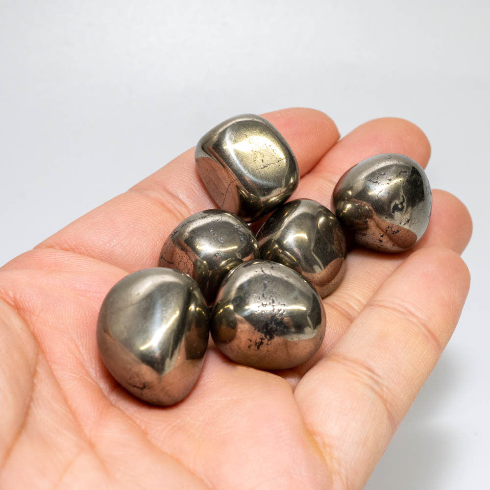 Pyrite Tumbled Stones