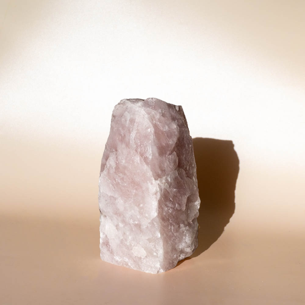 Rose Quartz Crystal Love Lamp