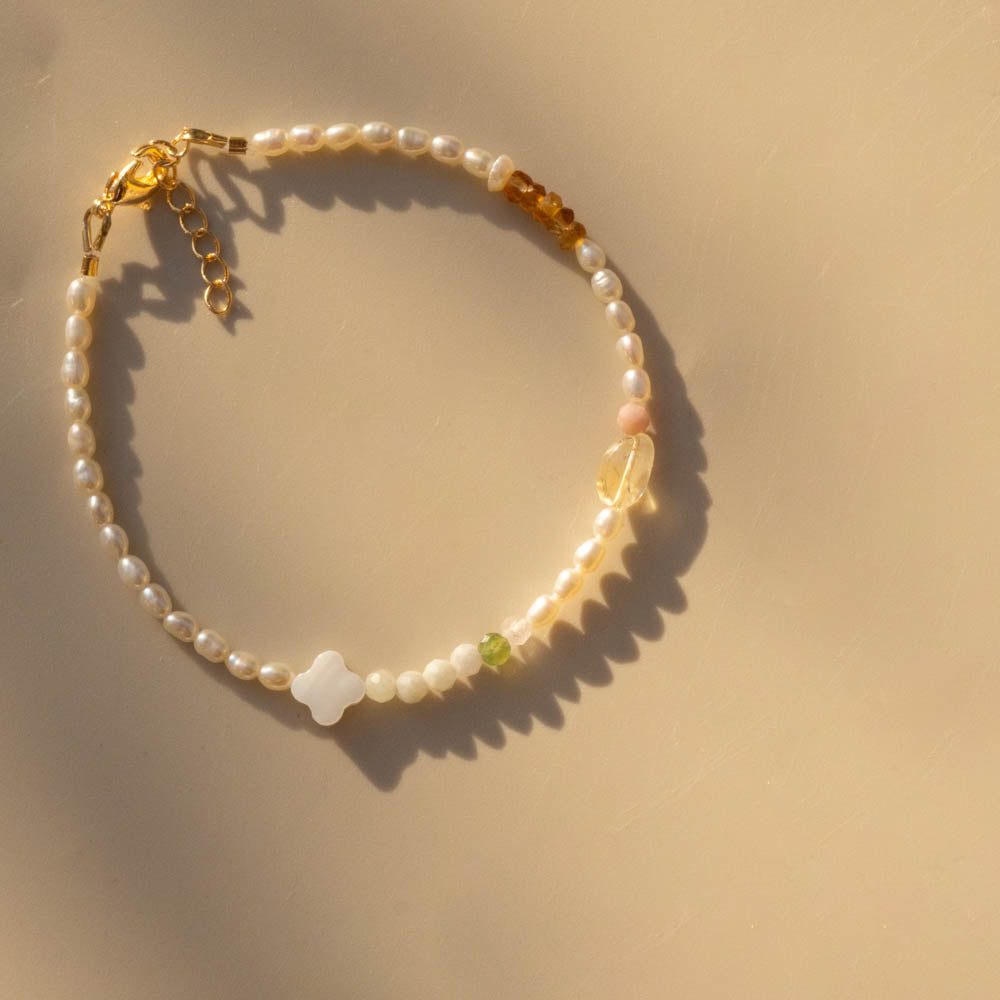 Pearl Clover bracelet