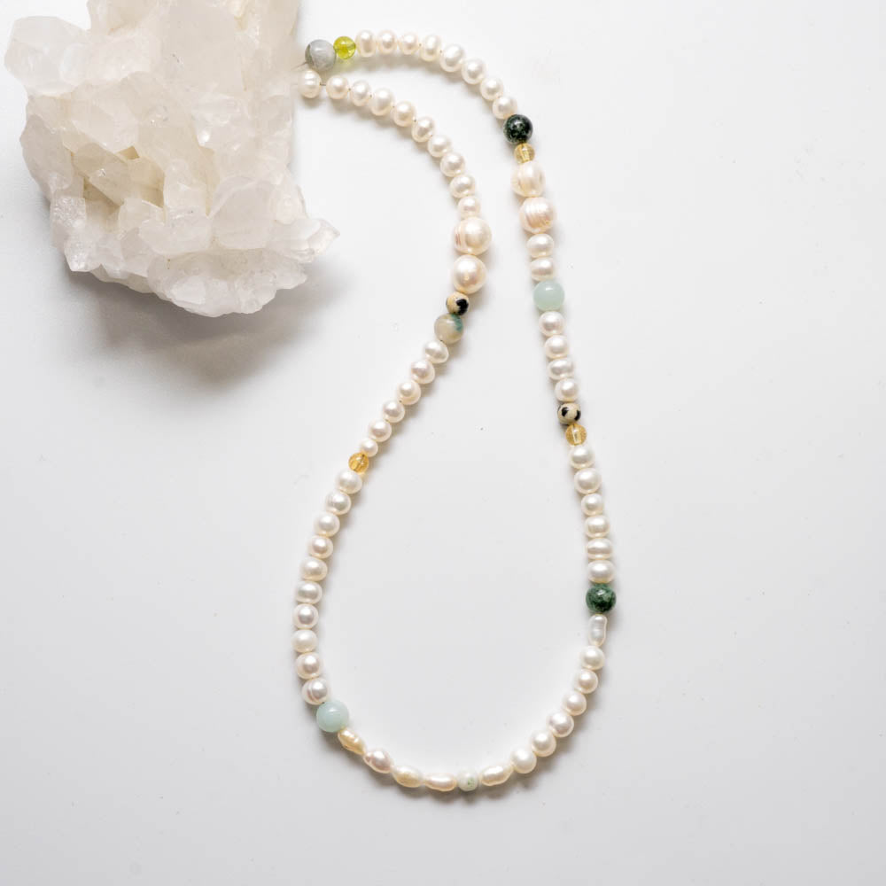 forest pearl necklace
