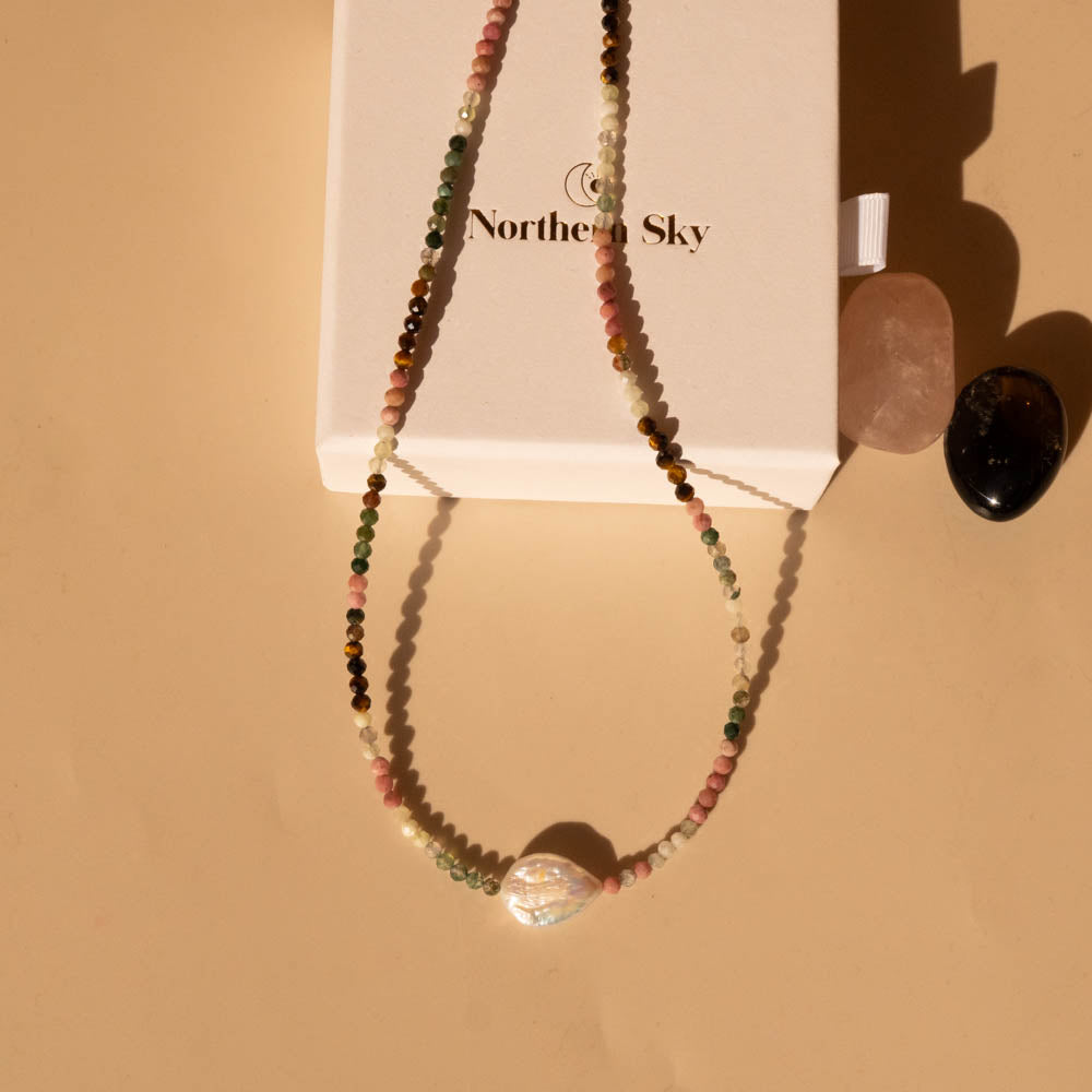 grounding pearl necklace
