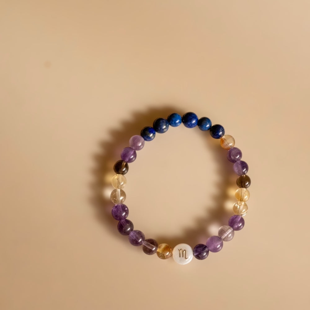 Scorpio Zodiac Beaded Bracelet