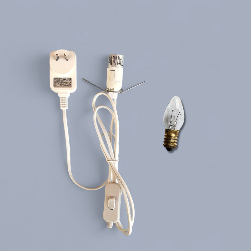 Selenite Moon Crescent Lamp