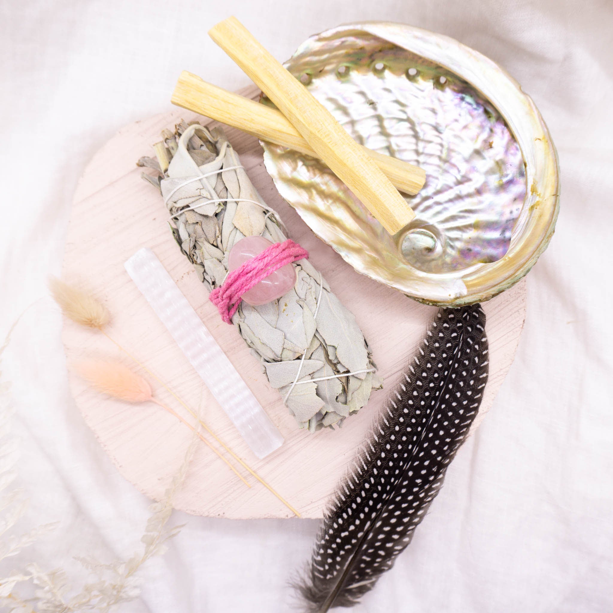 White Sage and Palo Santo smudge sticks
