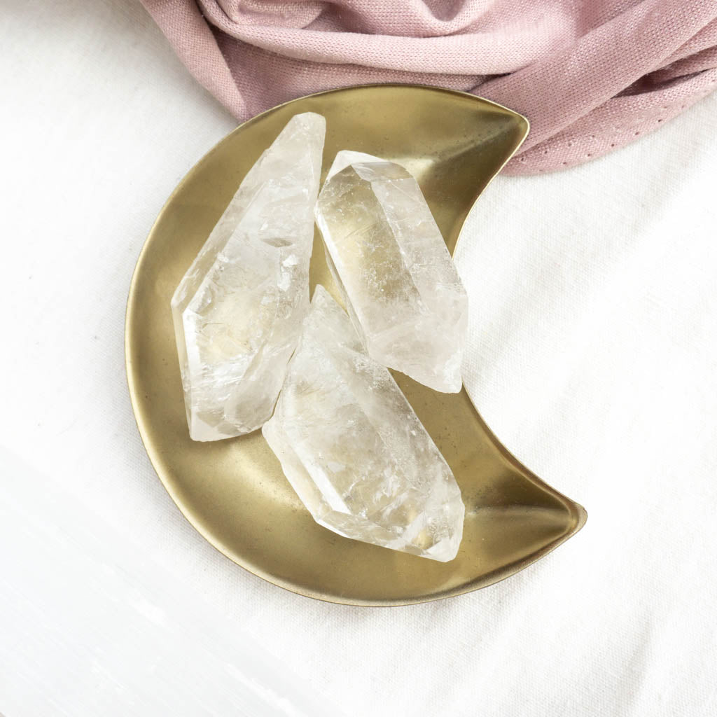 Clear Quartz Crystal Natural Points