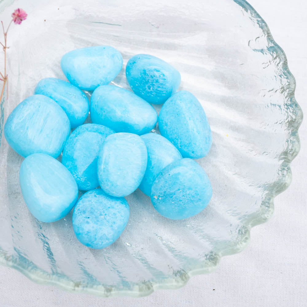 Blue Aragonite Gemstone