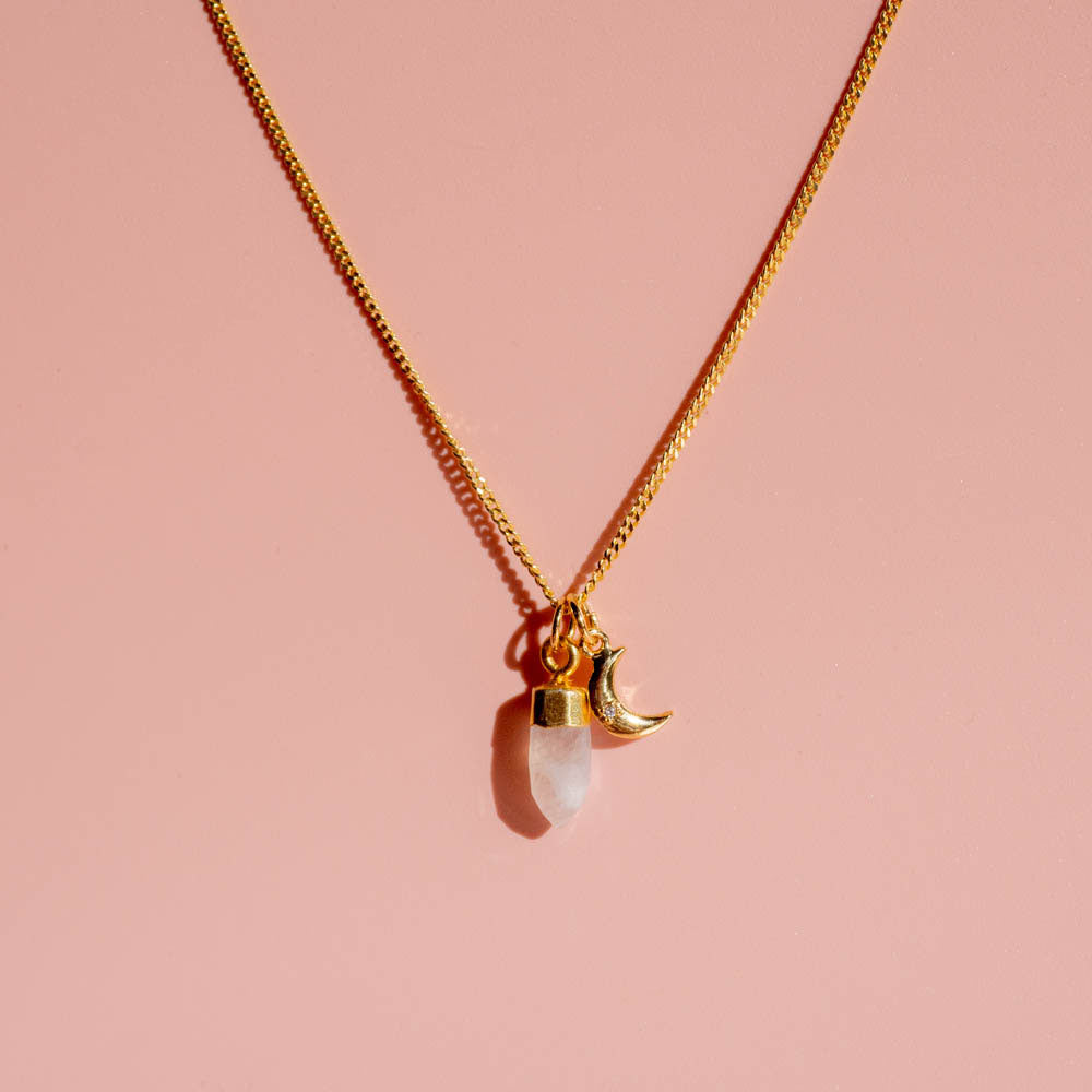 Crystal & Charm Necklace | Choose Your Charms