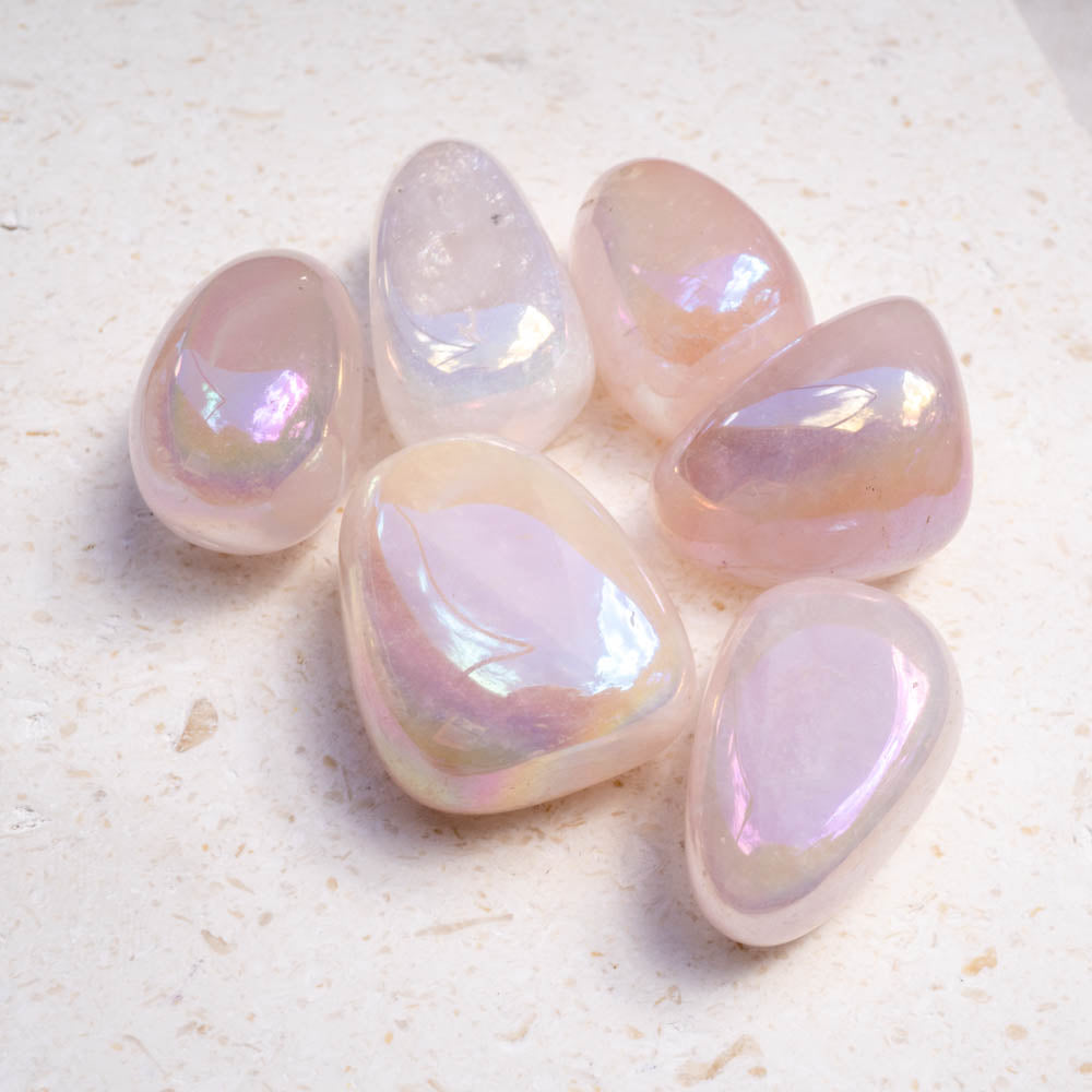 Rose Aura Quartz Gemstone