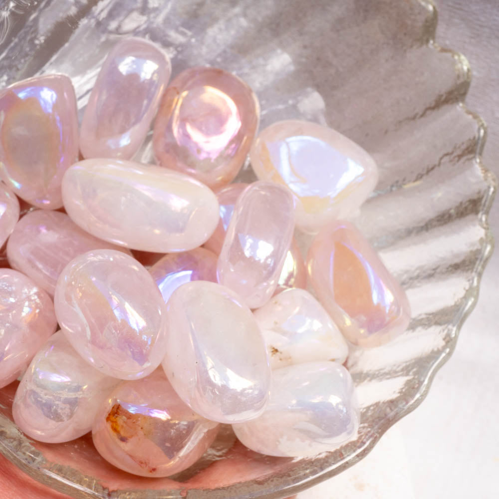 Rose Aura Quartz Gemstone