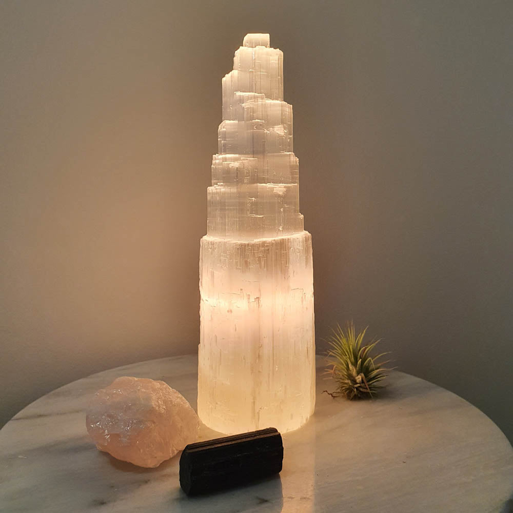 Selenite Lamp
