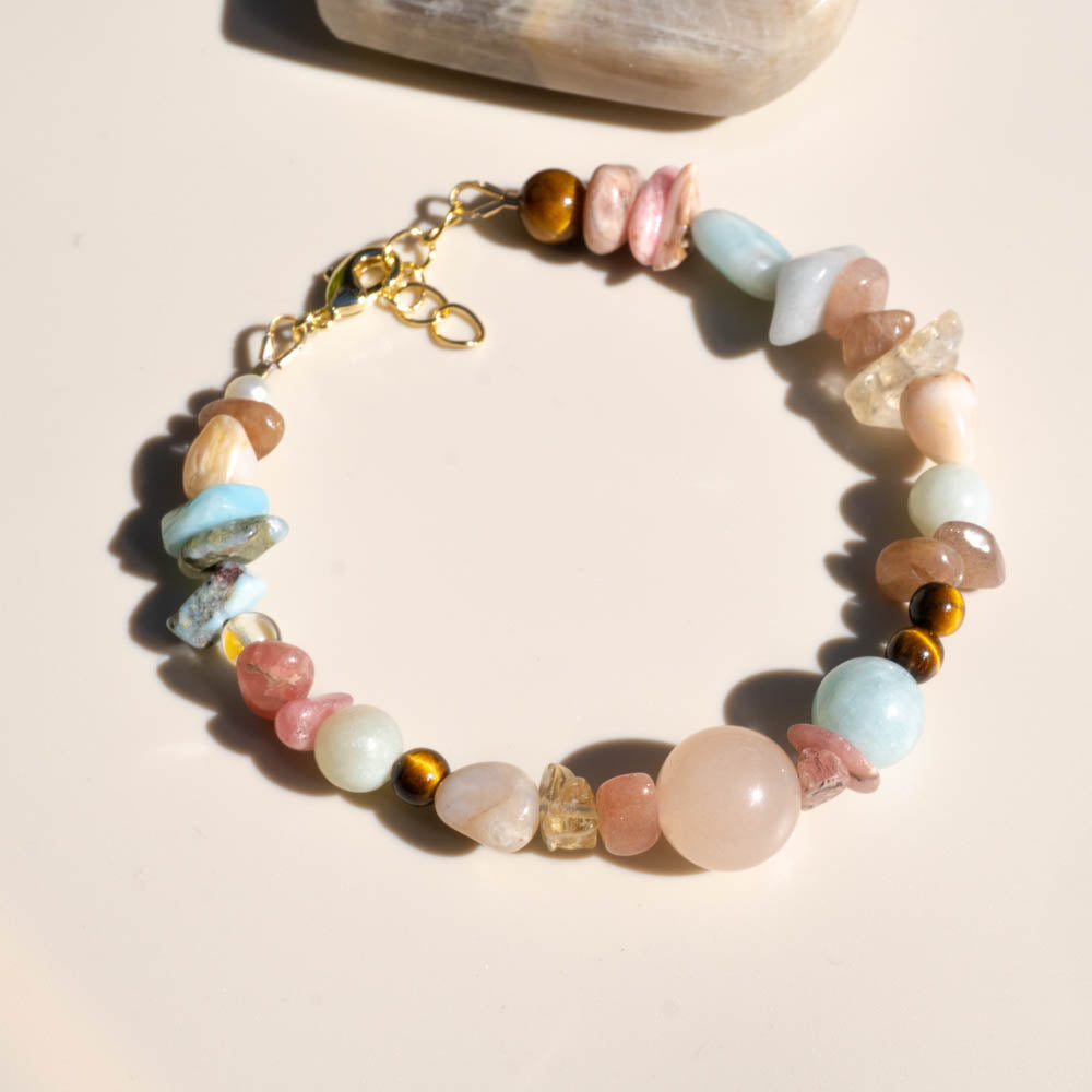 Wanderer crystal bead bracelet