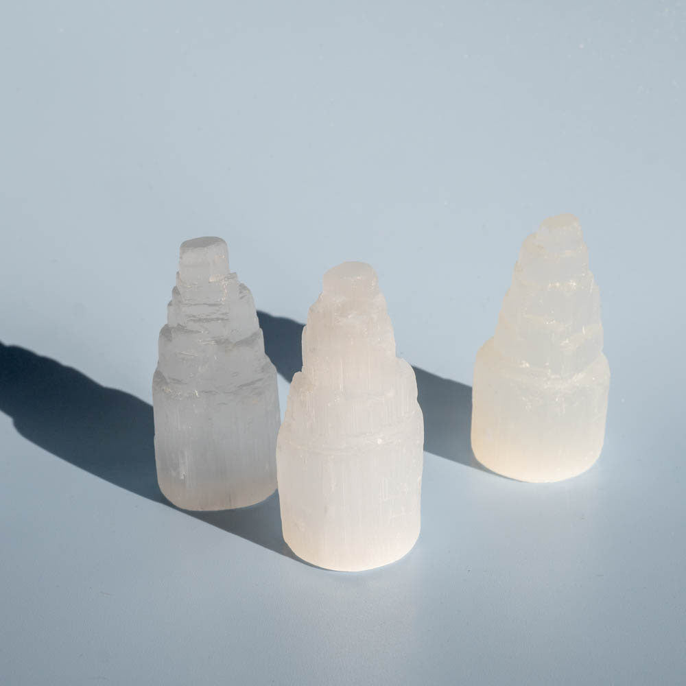 Selenite Mini Tower