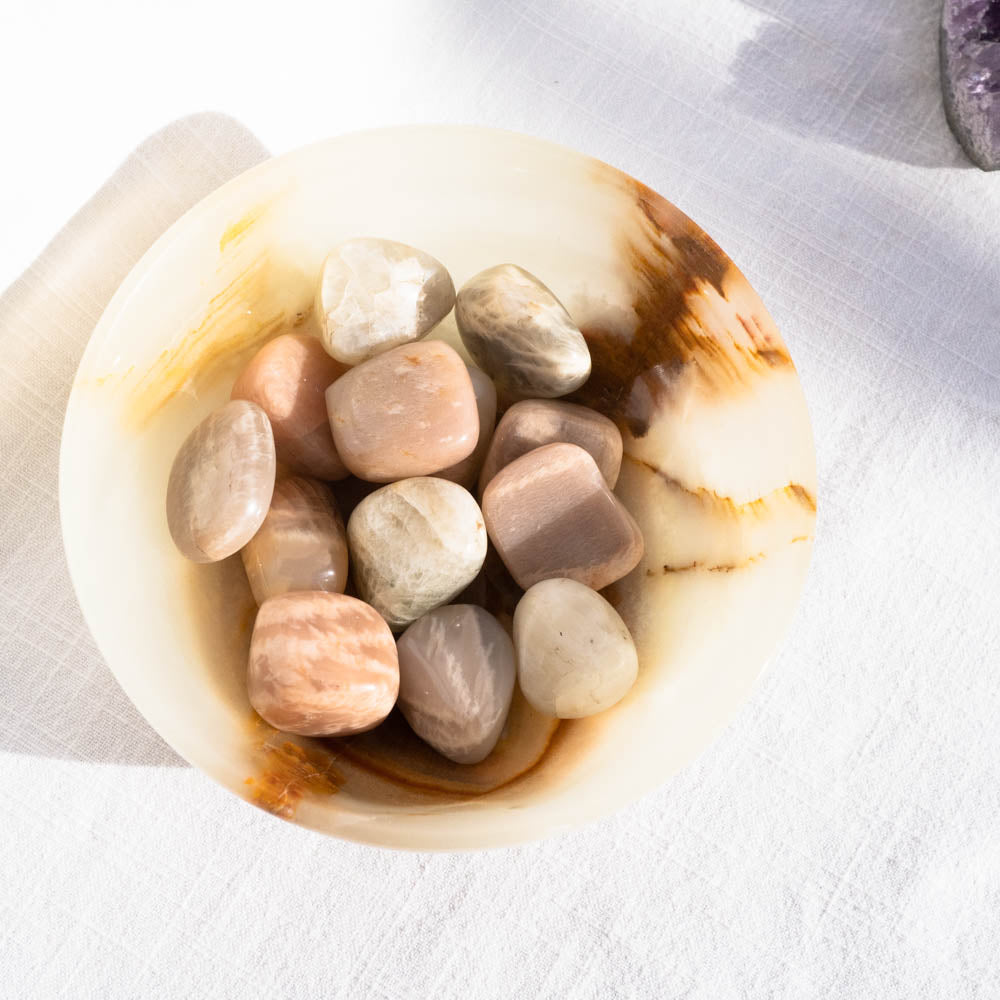 peach moonstone gemstones