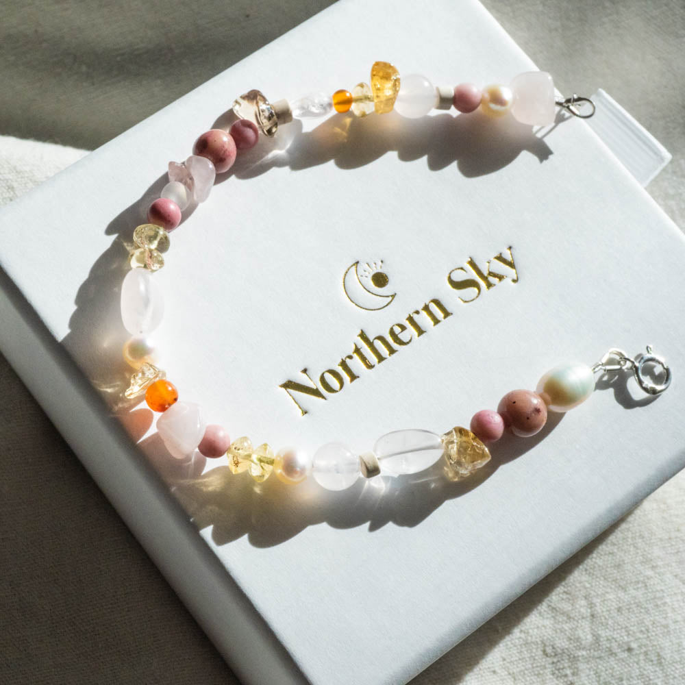 pink moon bracelet