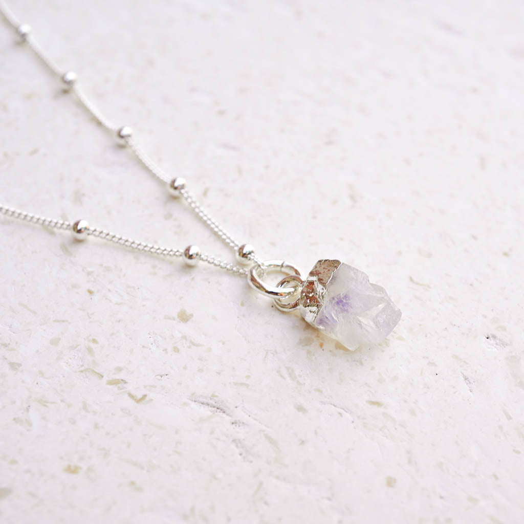 Moonstone Silver necklace