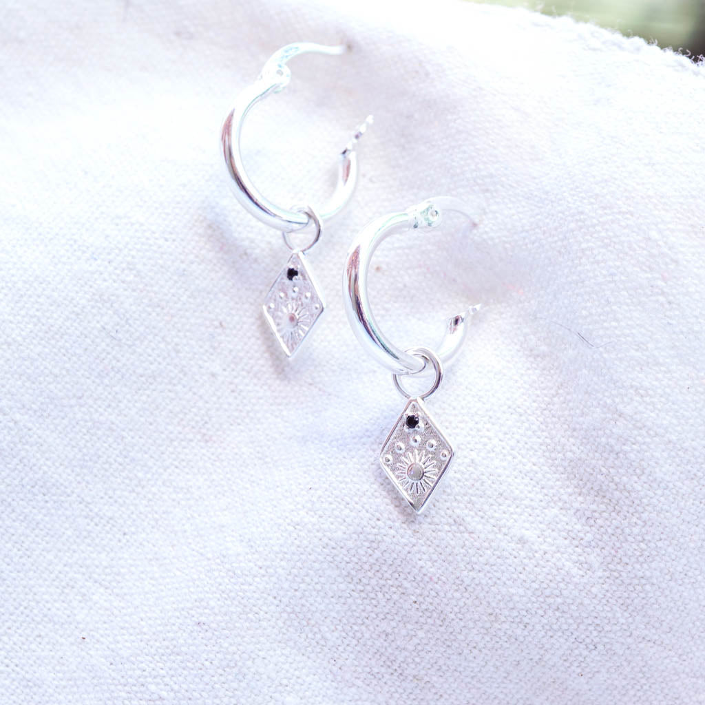 Farrah Sterling Silver Hoops