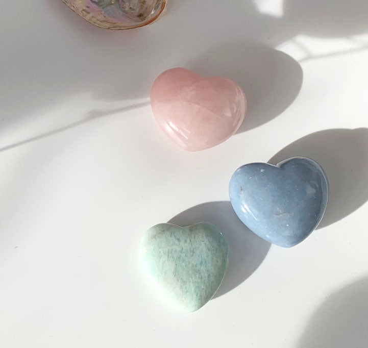 crystal hearts