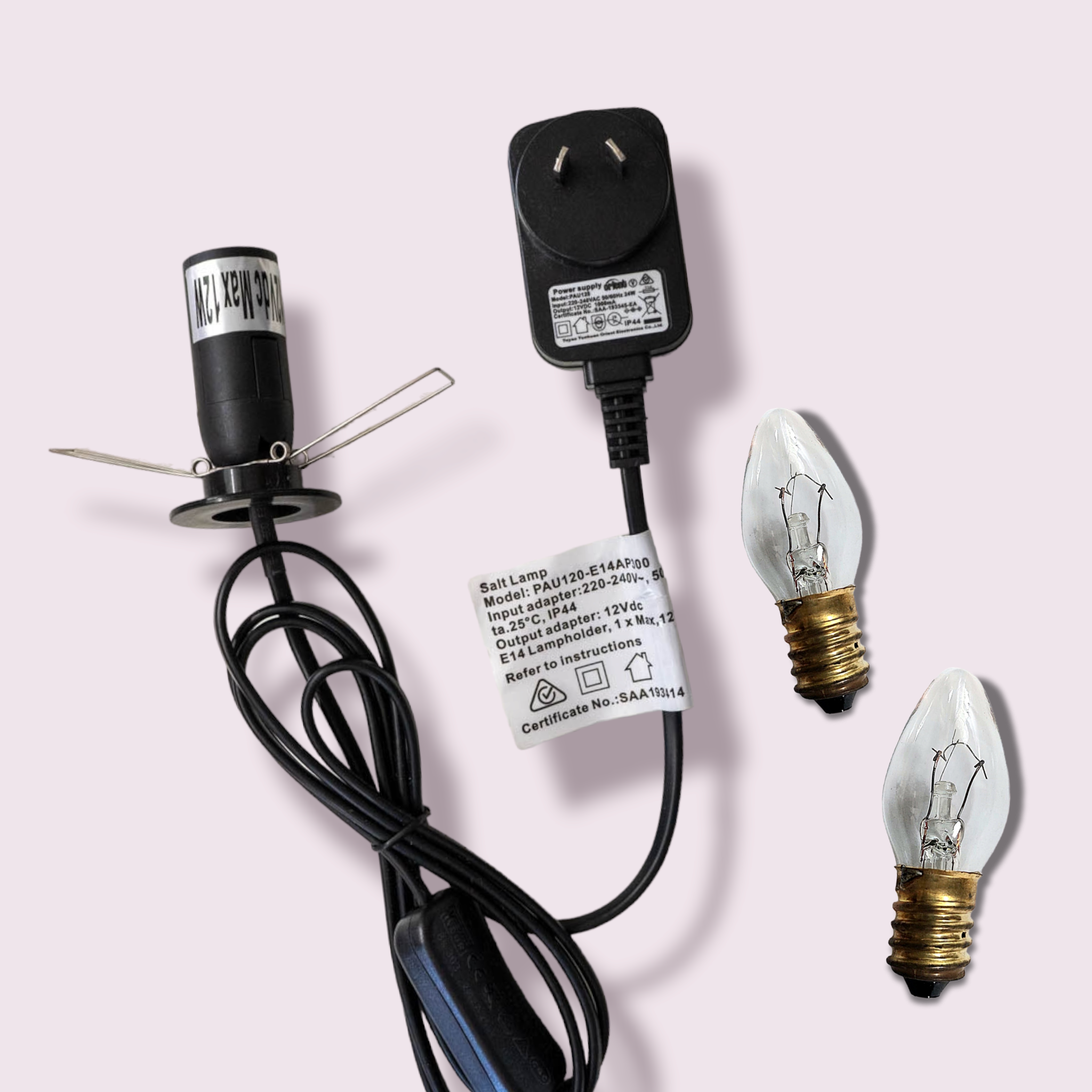 Himalayan salt online lamp bulb holder