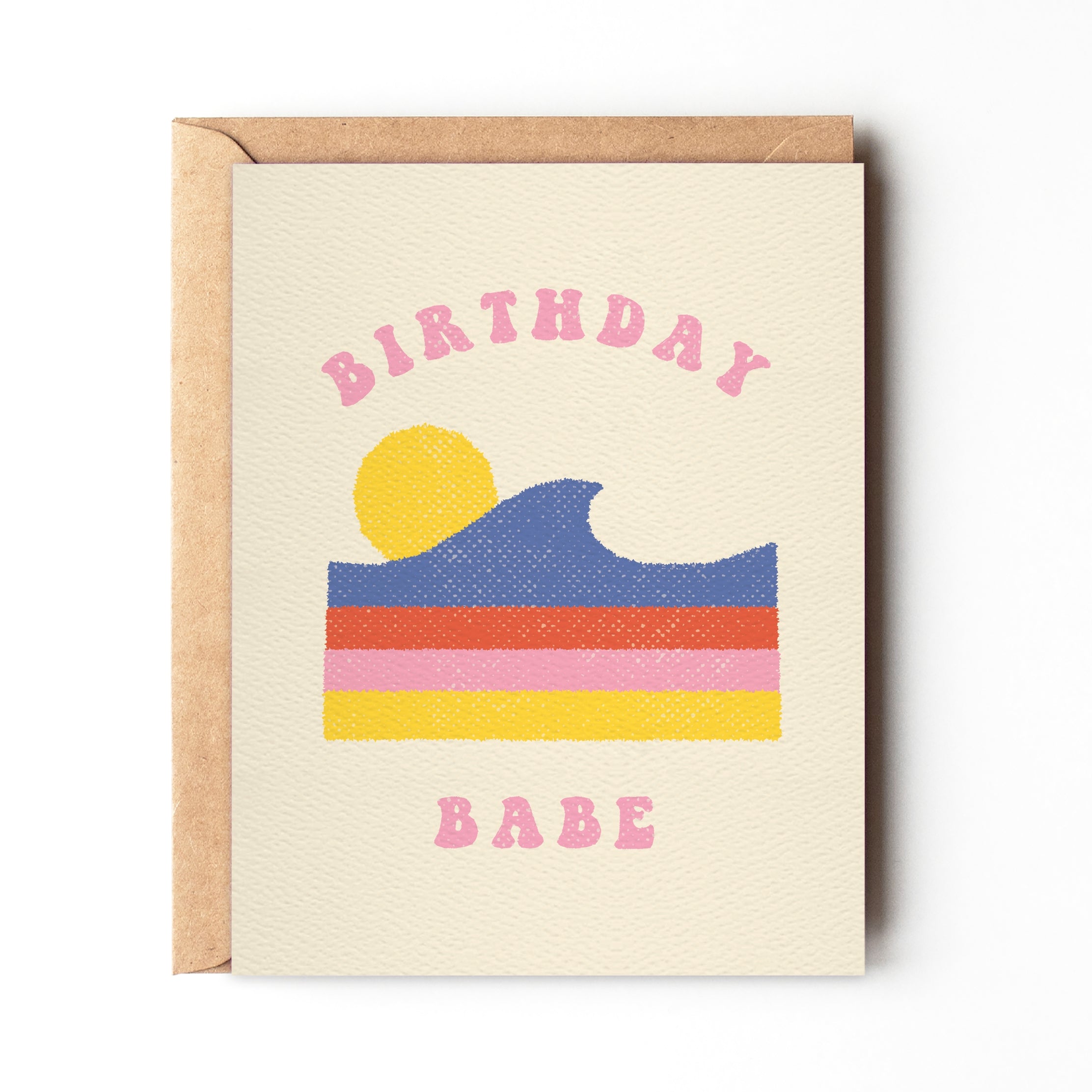 Birthday Card Retro Babe