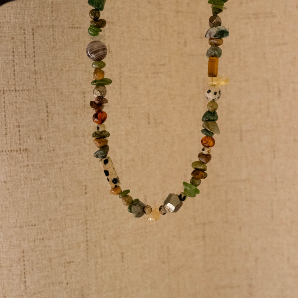 ‘Autumn Terra’ Crystal Beaded Bracelet