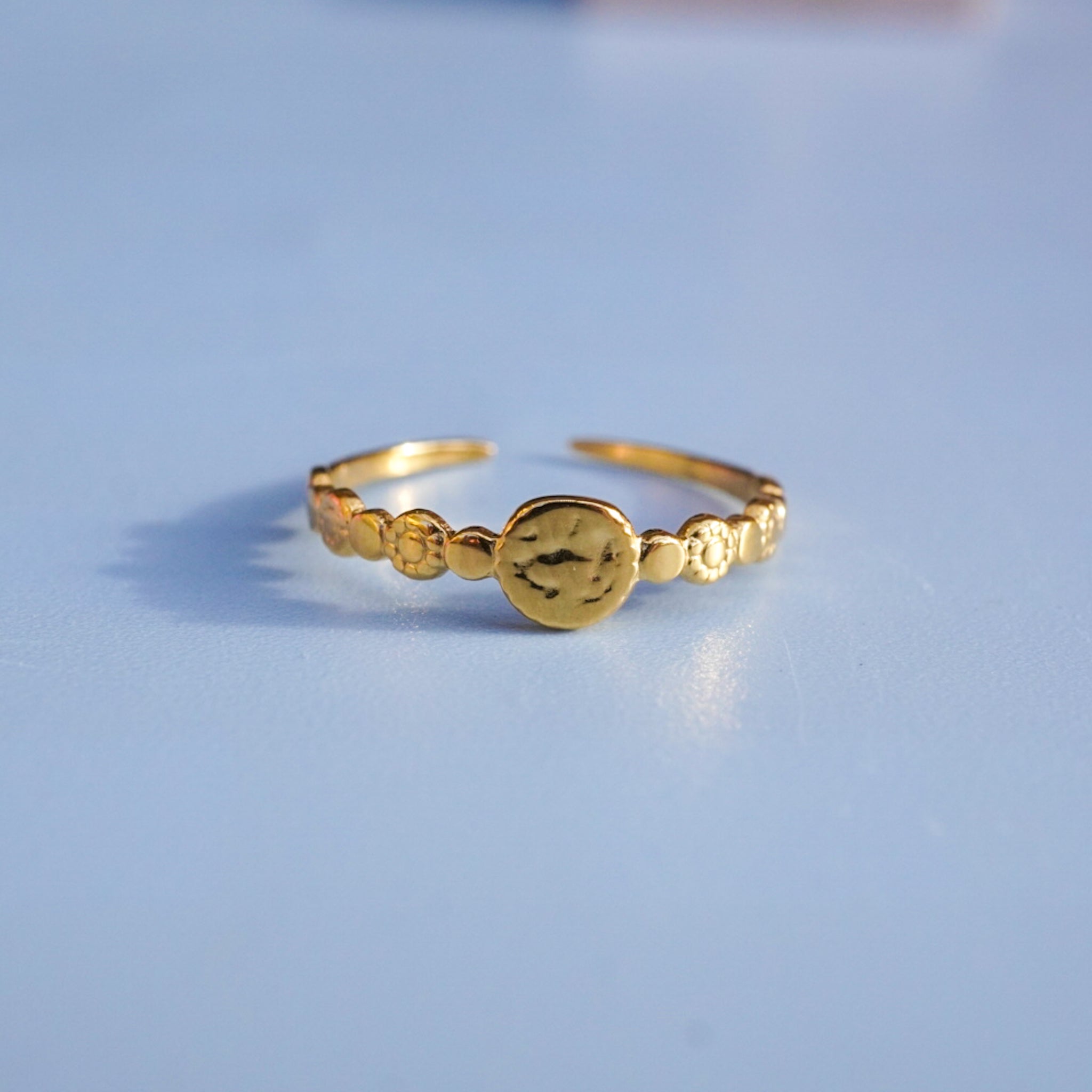 Lucky coin waterproof ring