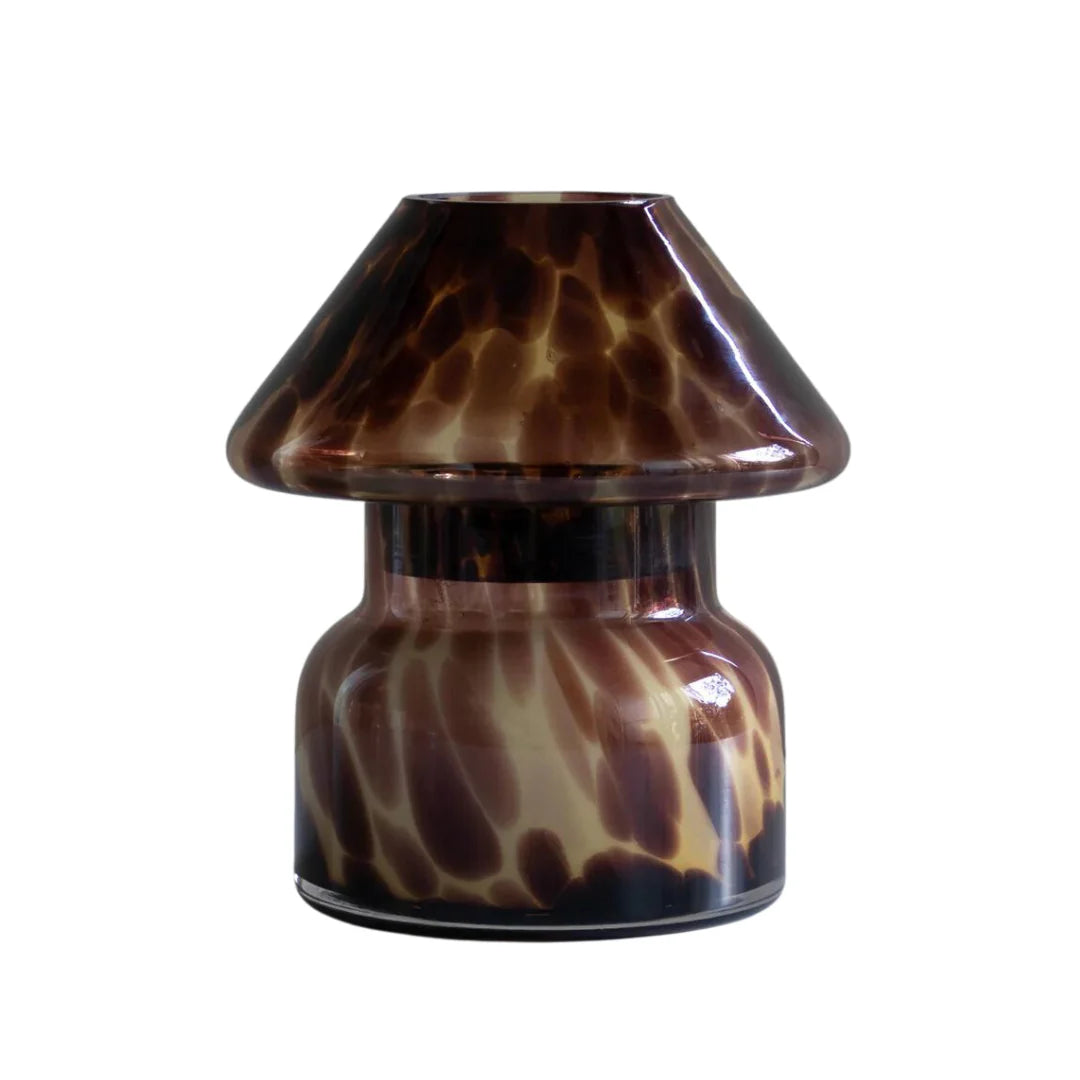 Brown Mushroom Candle