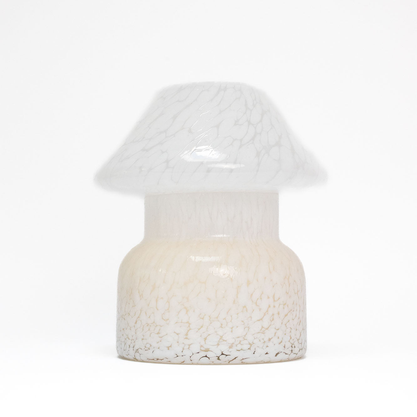 White Mushroom Candle Lamp