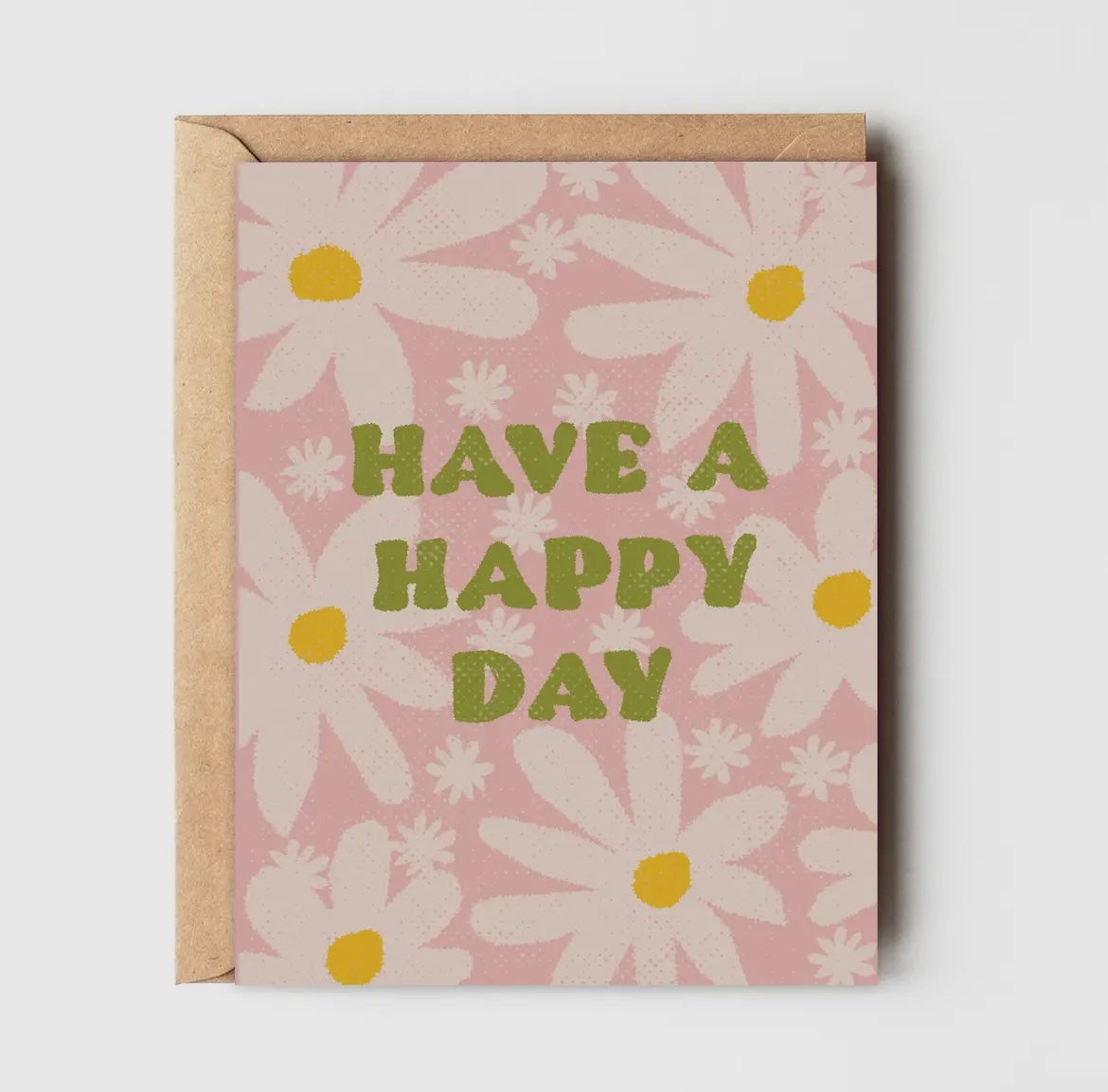 Have a happy day floral birthday card