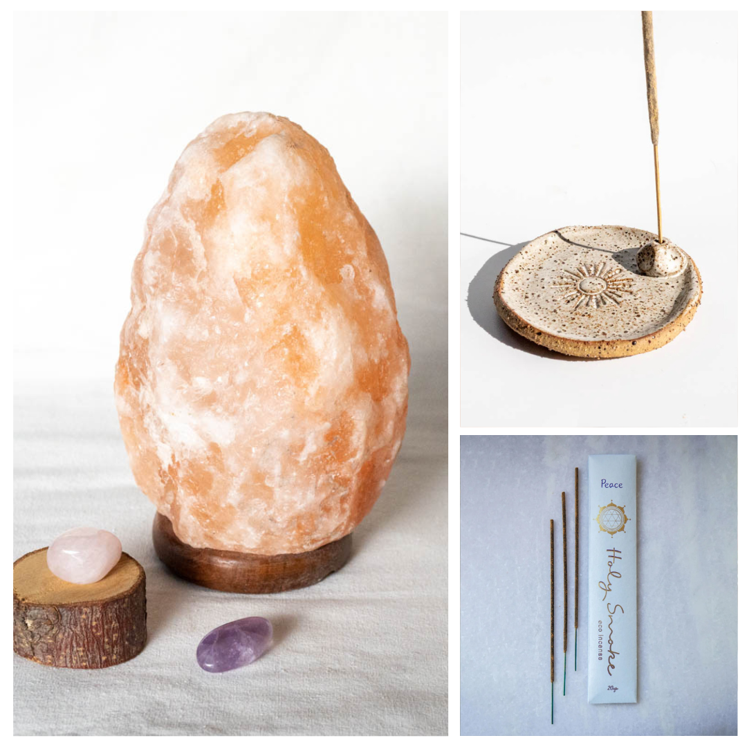 Home Salt Lamp Incense Bundle