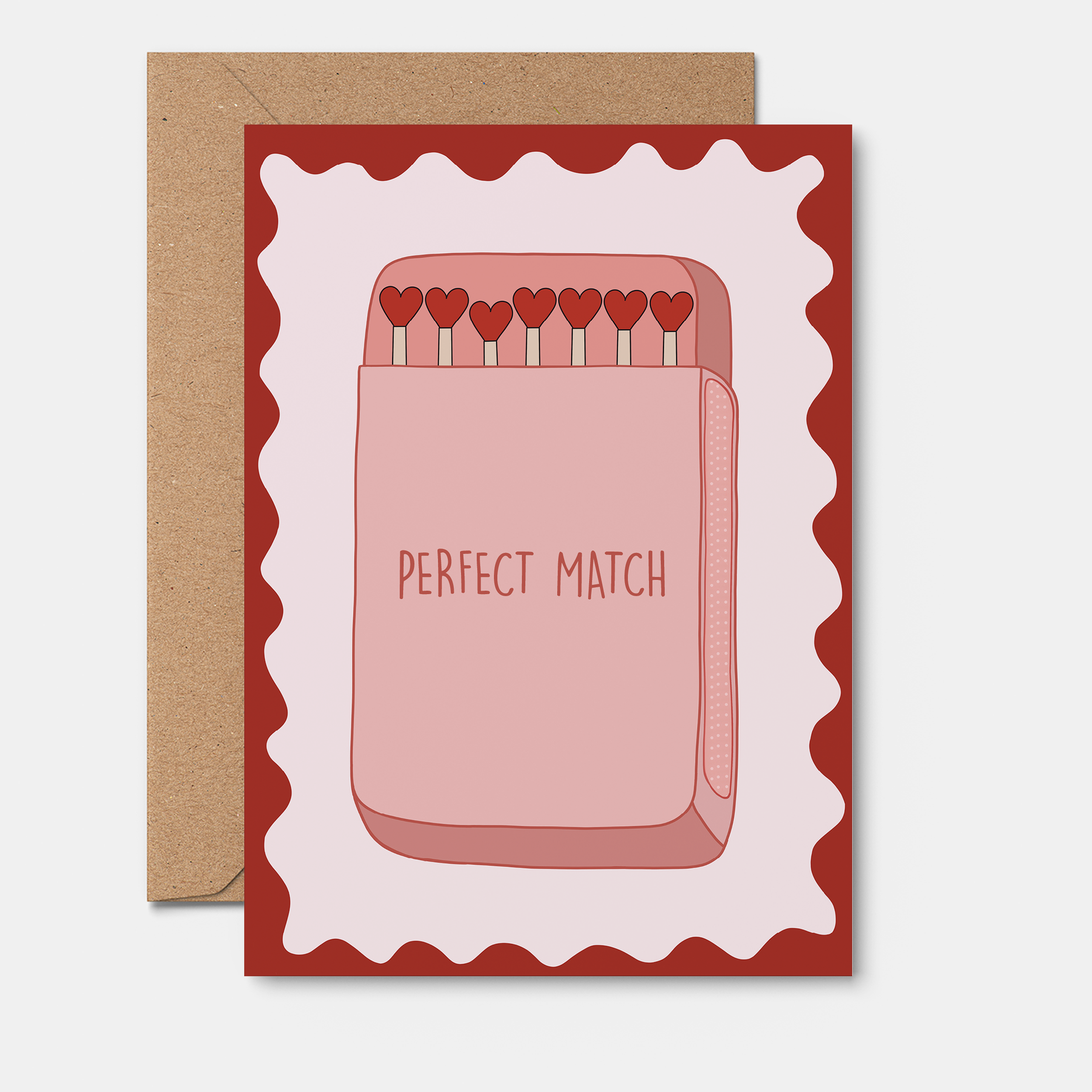 Perfect match greeting card