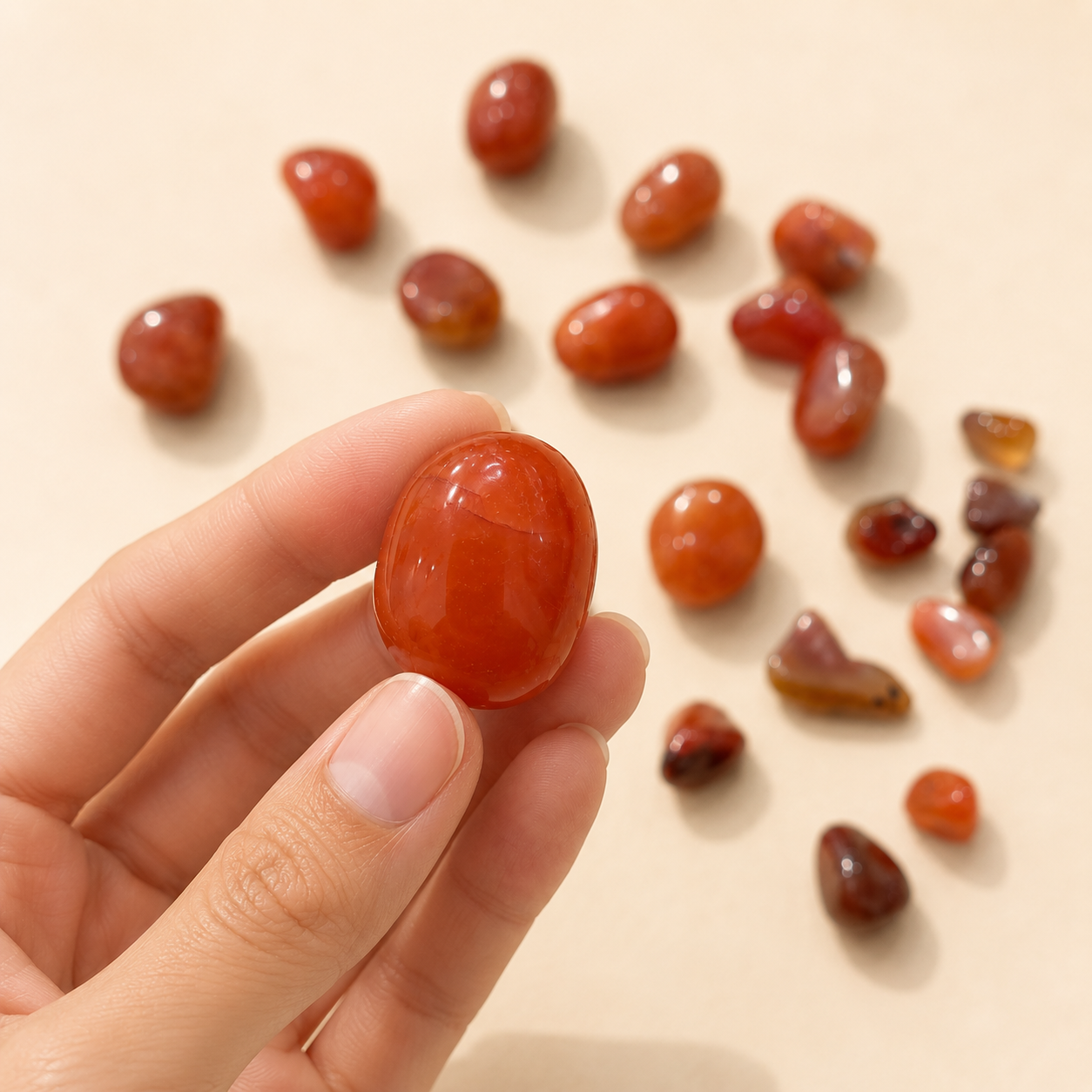 Carnelian Tumbled Stone