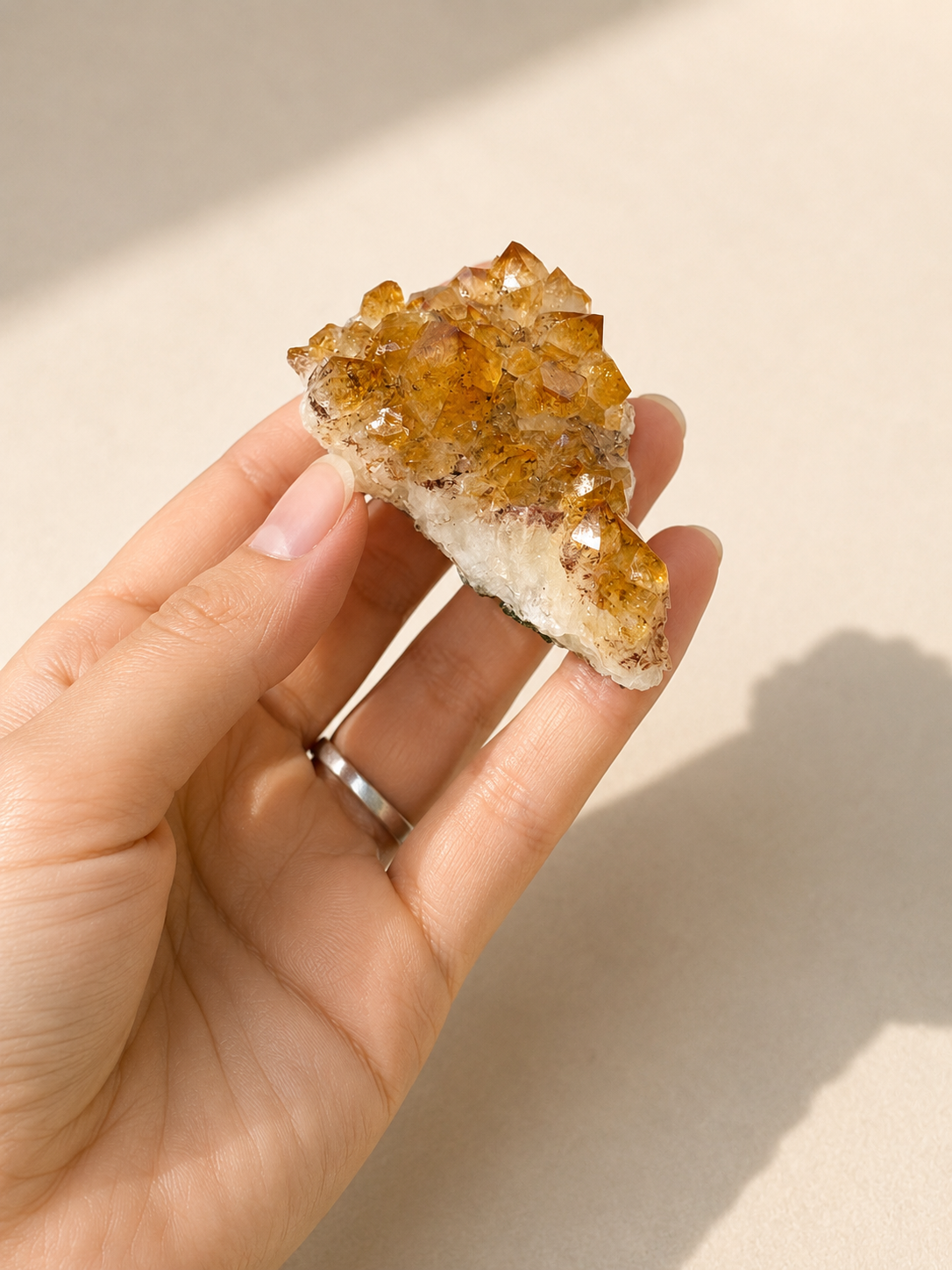 Citrine Crystal Cluster 87g