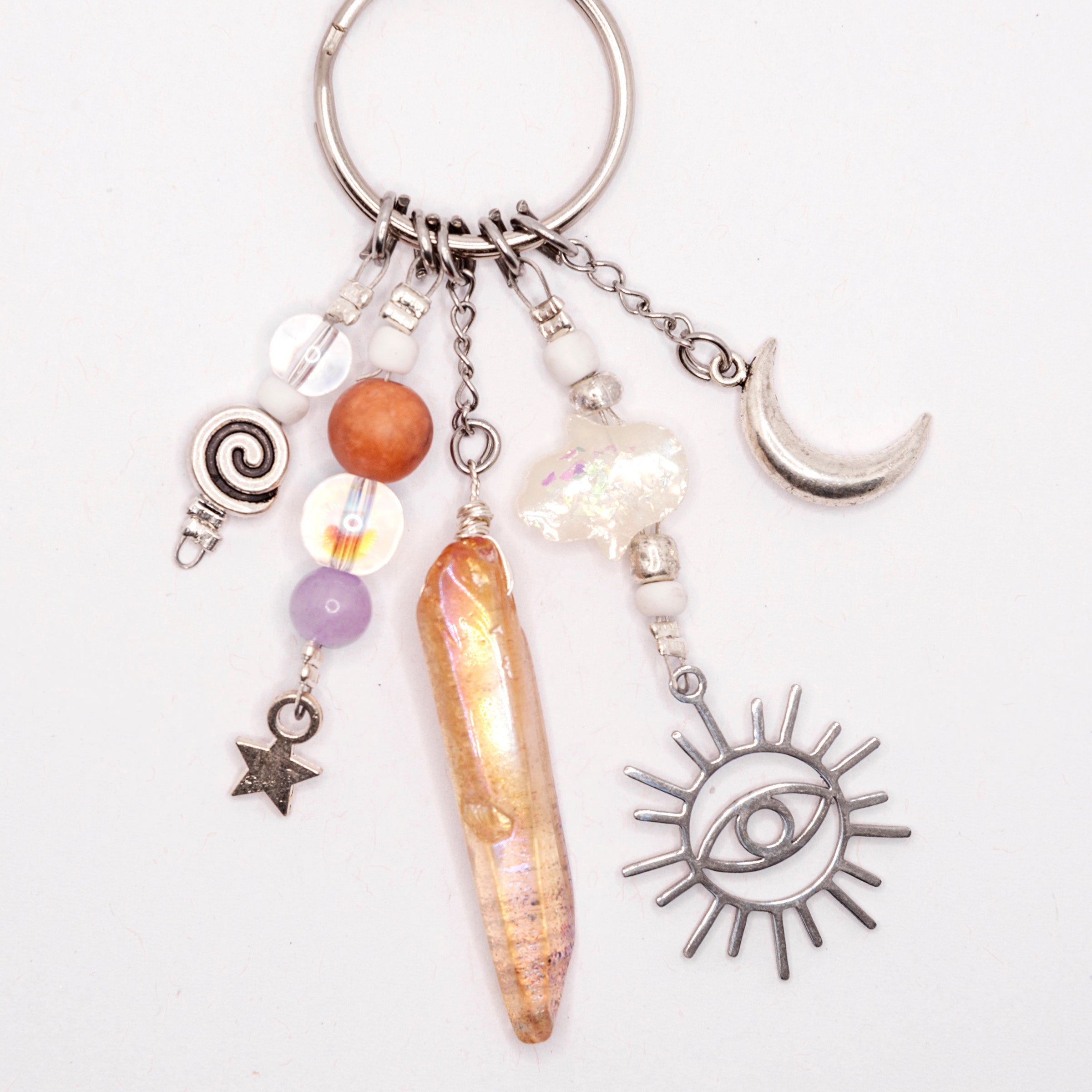 Aura eyes keyring