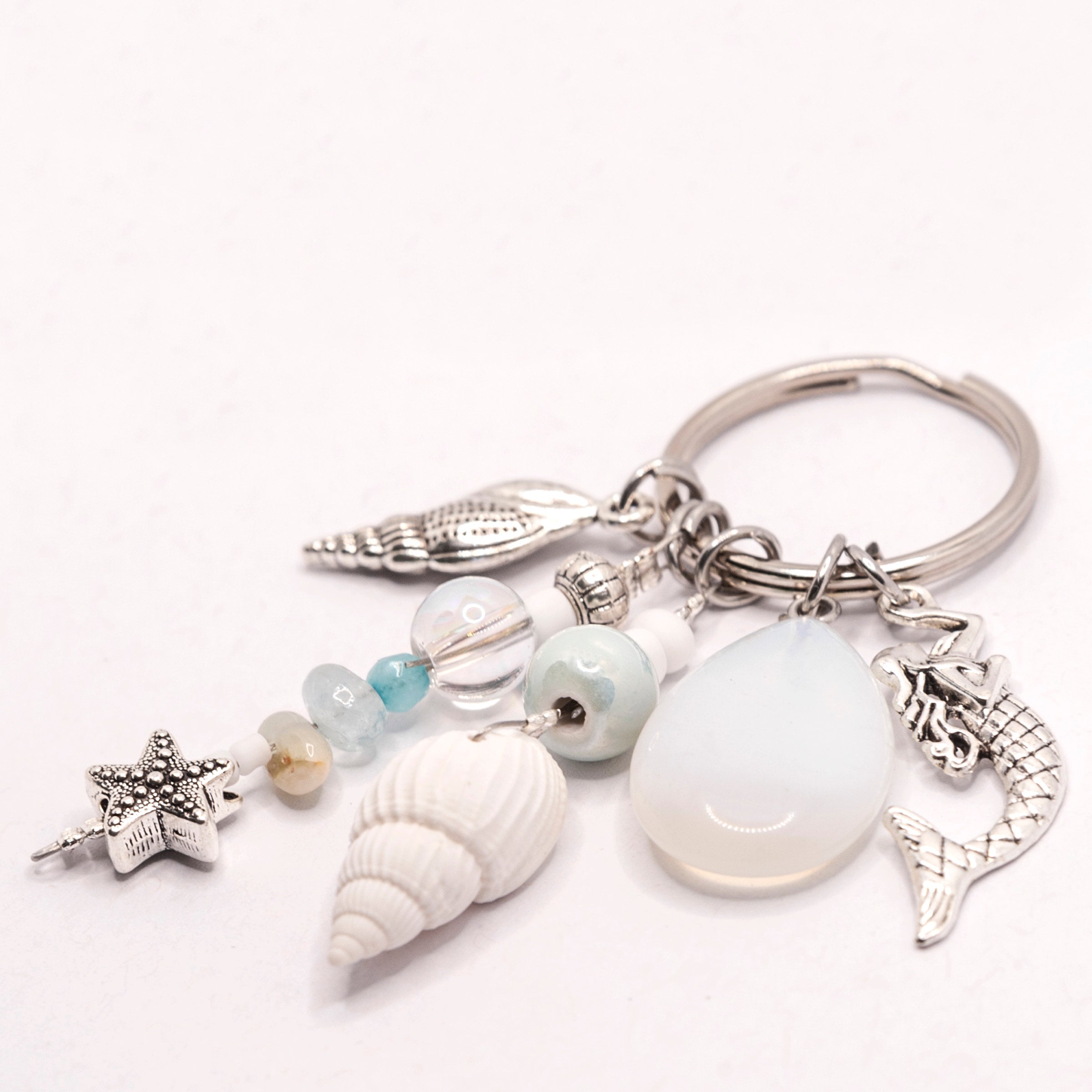 Mermaid opalite keychain
