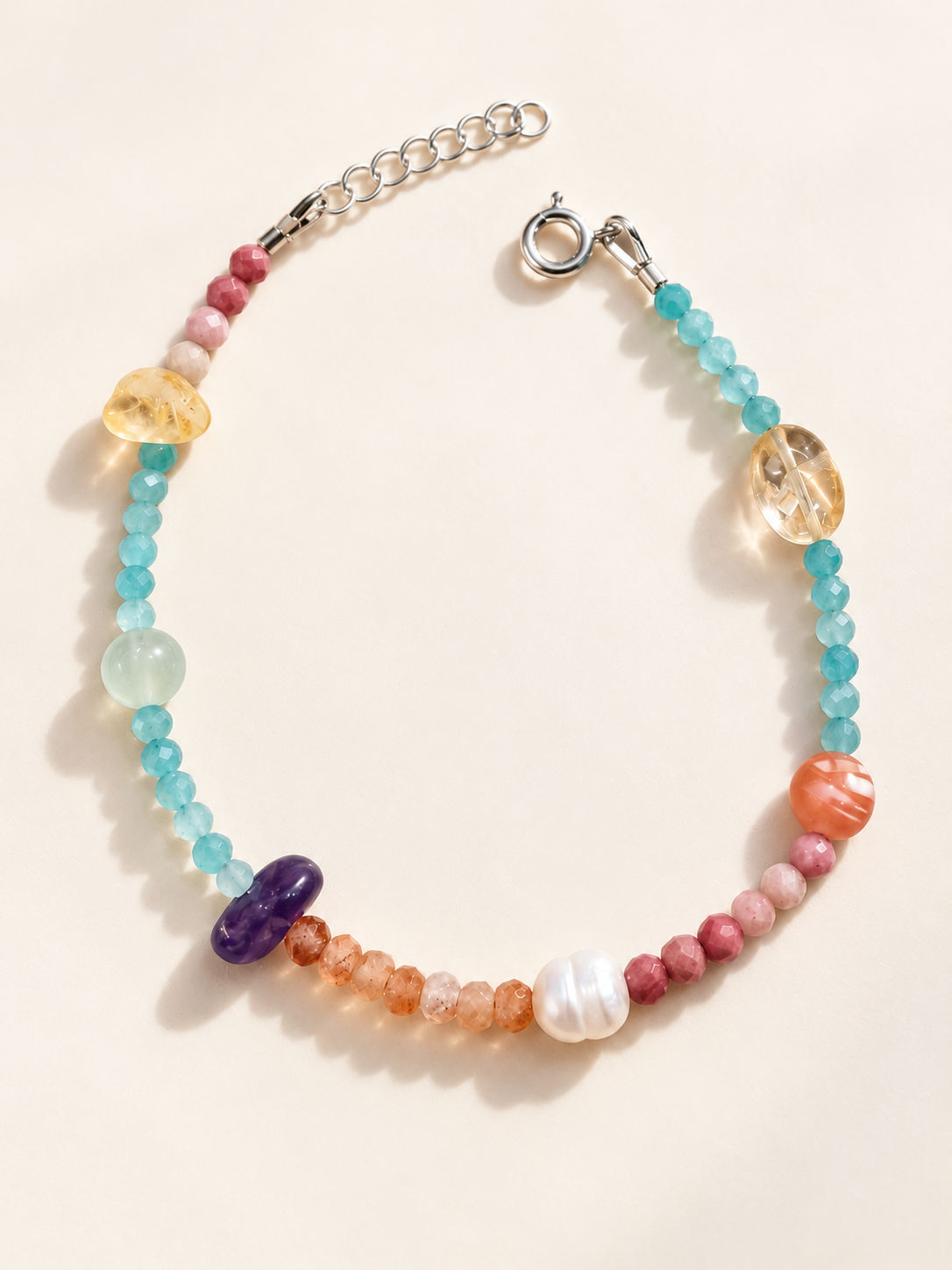 Rainbow Mixed Crystal Bracelet